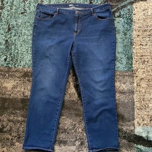 Old Navy Power Straight Comfy Blue Jeans Sz 20